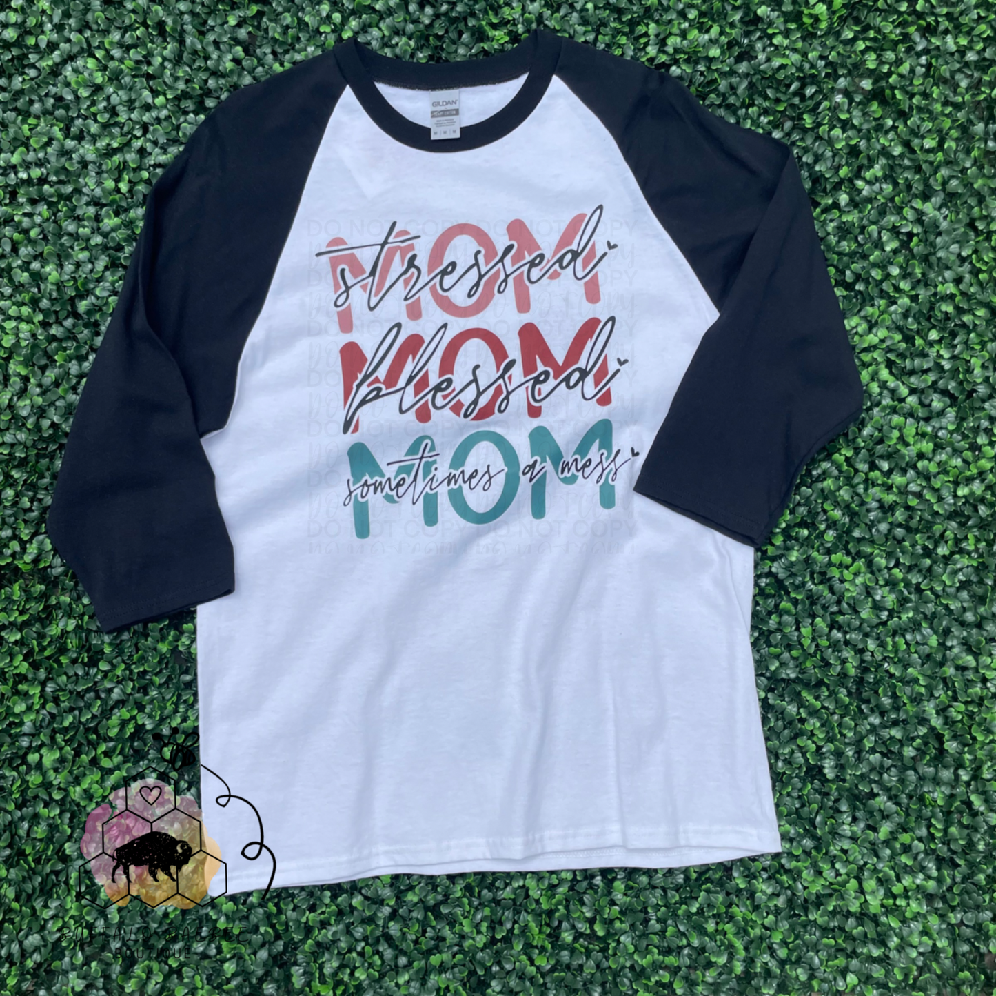 Mom Baseball Tee