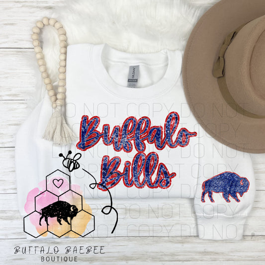 Buffalo Sparkle Crewneck