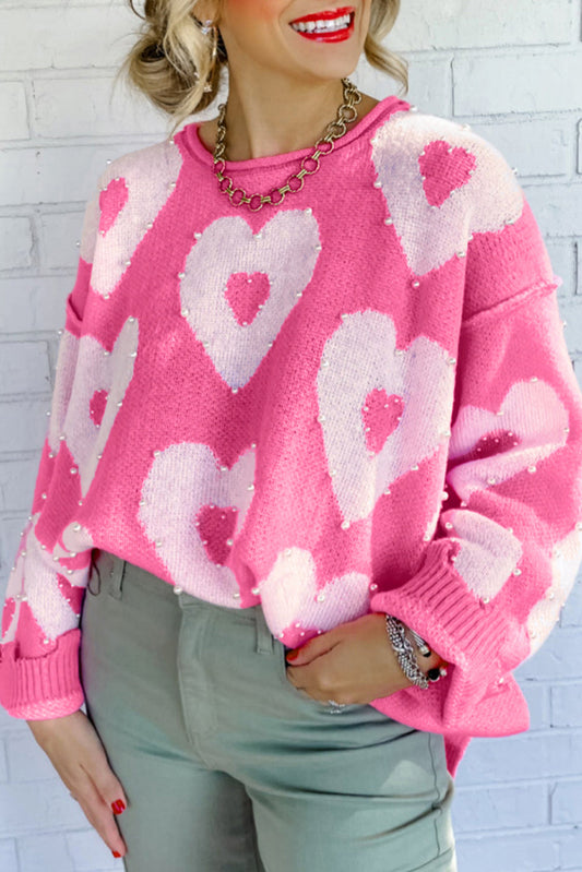 RTS: The Double Heart and Pearl Sweater!