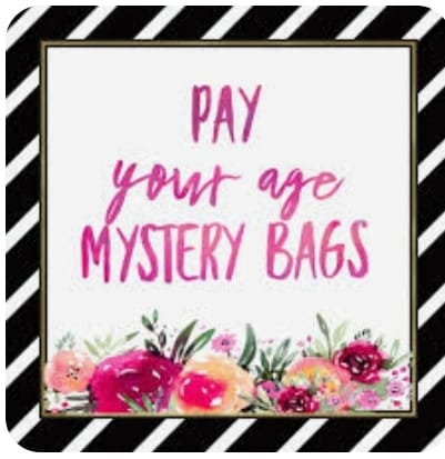 PAY YOUR AGE MYSTERY BAGS