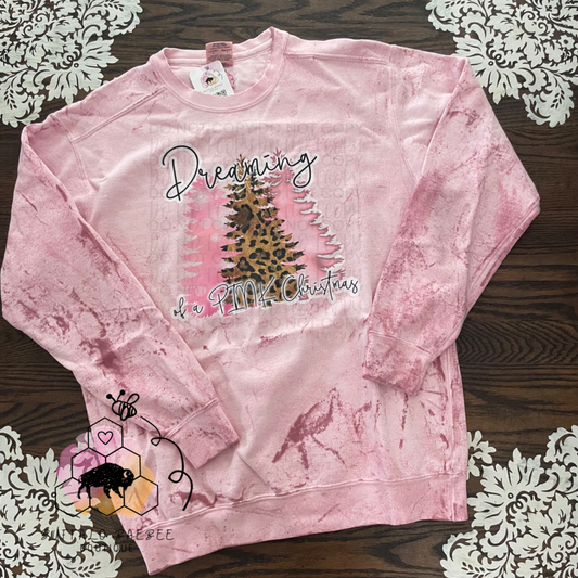 Pink Christmas Crewneck