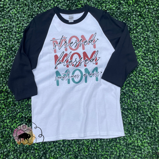 Mom Baseball Tee