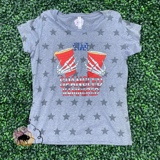 Star Spangled Hammered Tee