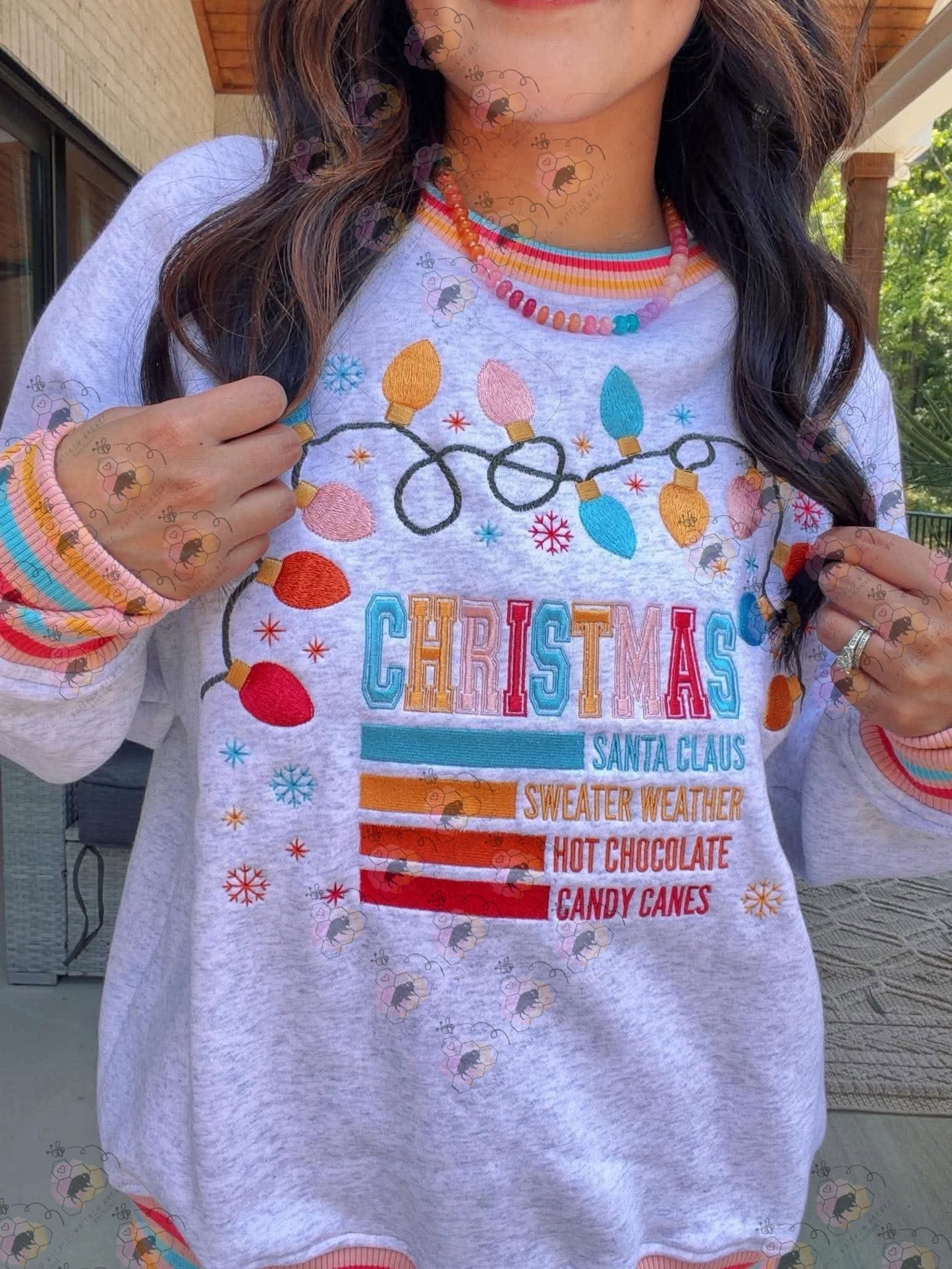PREORDER CLOSES 8/21 @9PM EST Christmas embroidered sweatshirts