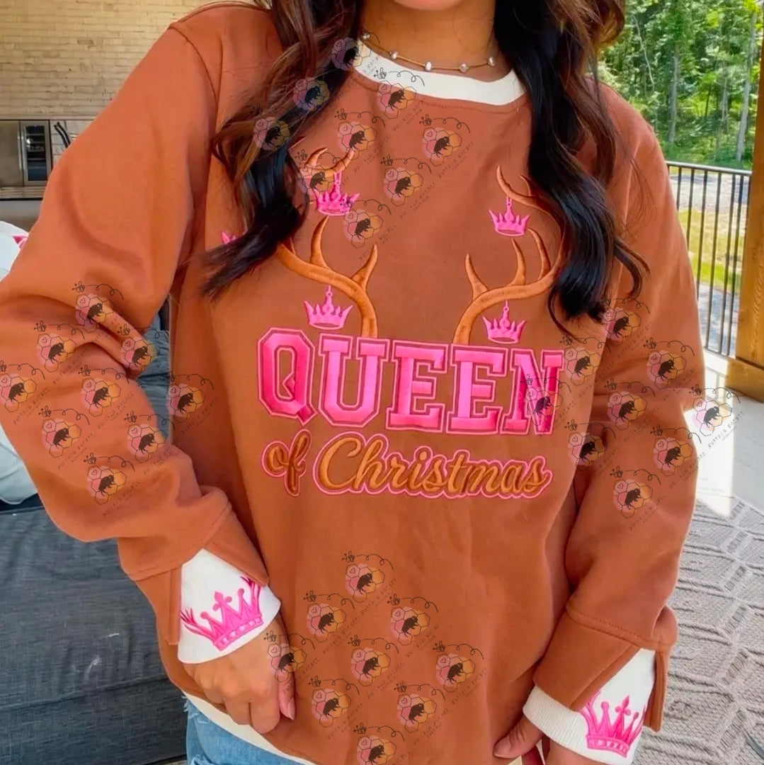PREORDER CLOSES 8/21 @9PM EST Christmas embroidered sweatshirts