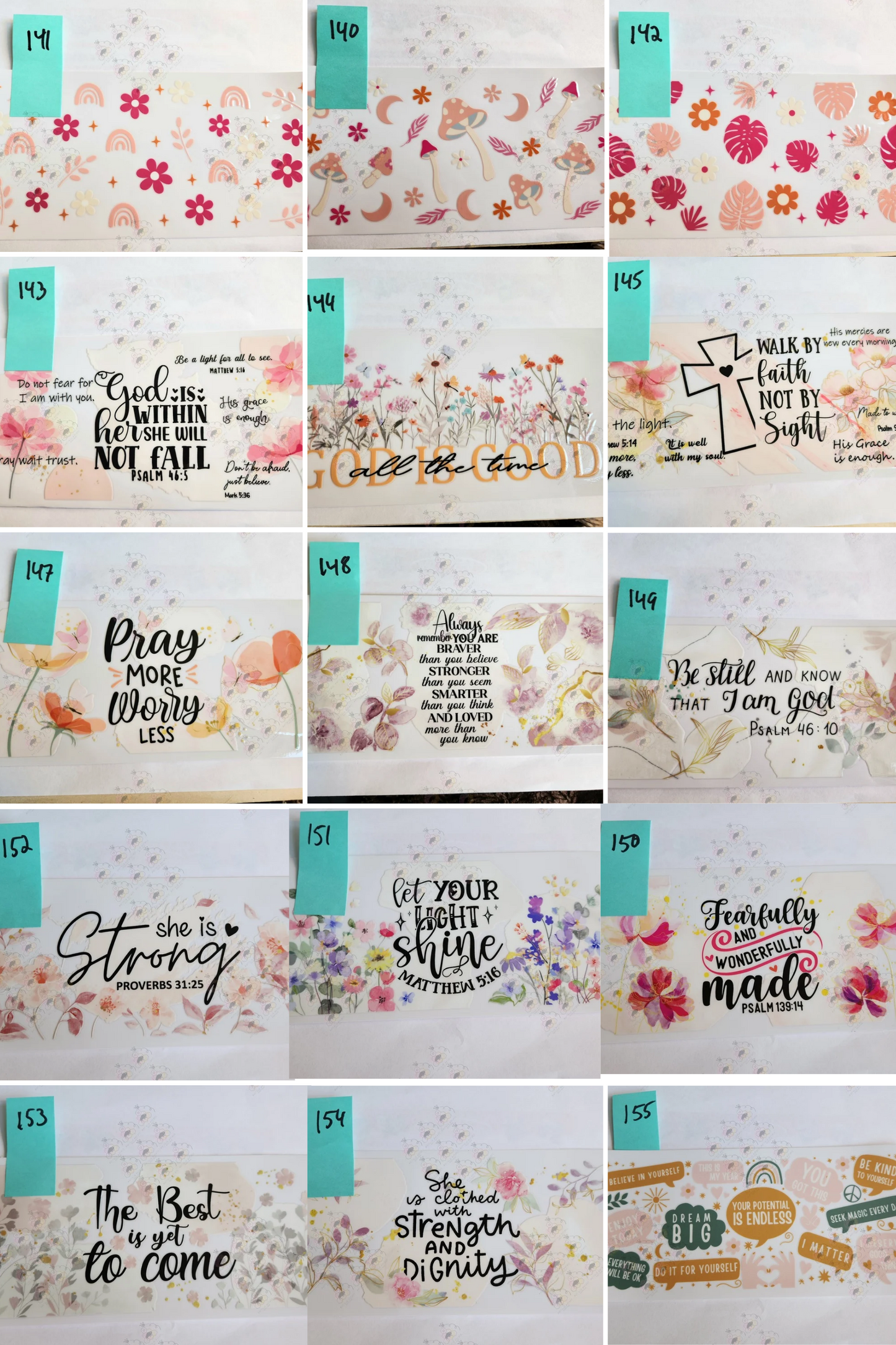 101-200 Cup wraps