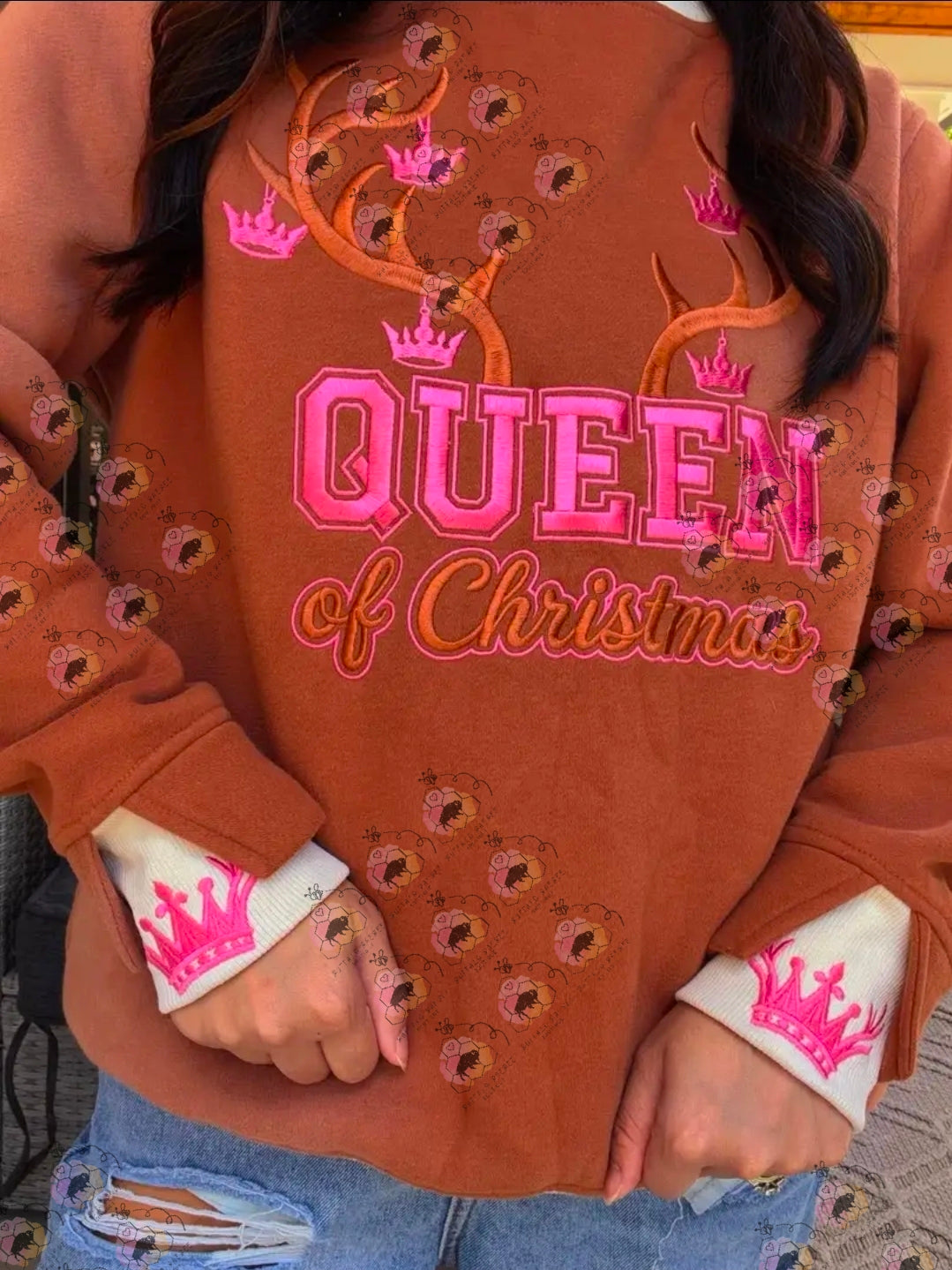 PREORDER CLOSES 8/21 @9PM EST Christmas embroidered sweatshirts