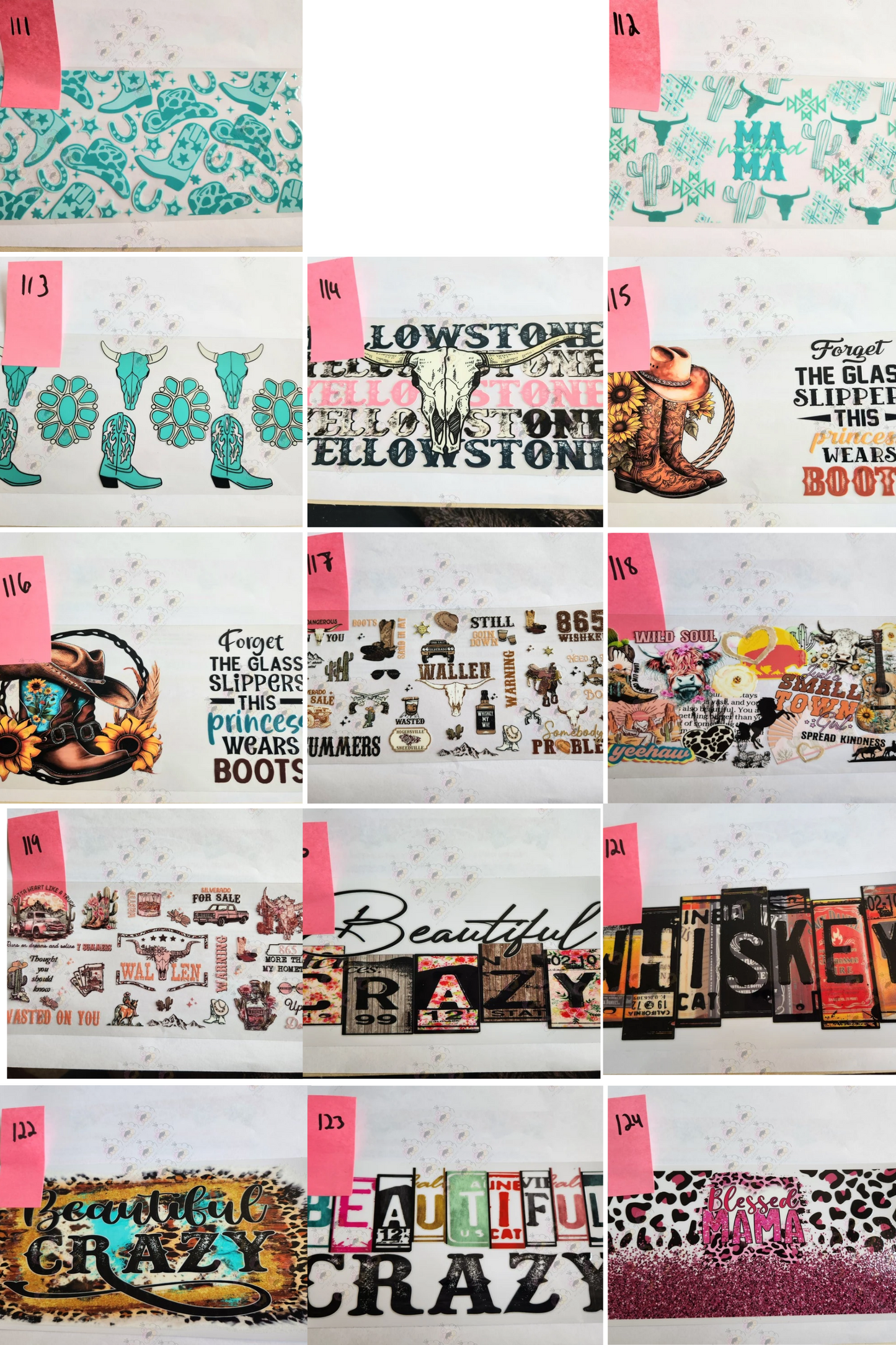 101-200 Cup wraps