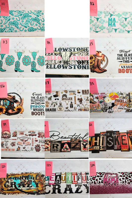 101-200 Cup wraps