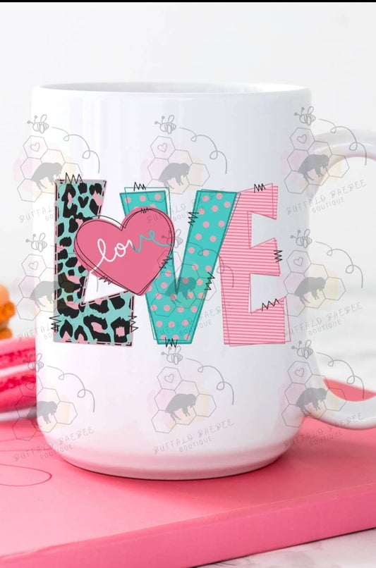 Love coffee cup